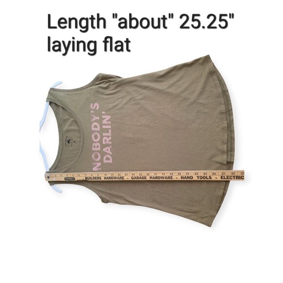 Idyllwind olive sleeveless tank top Women's size medium EUC - Picture 13 of 14